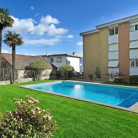Malibu46 - With Shared Pool & Balcony - Happy * Minusio